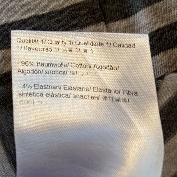 ESCADA Sport Striped Cotton Long Sleeve T-Shirt - Picture 8 of 9